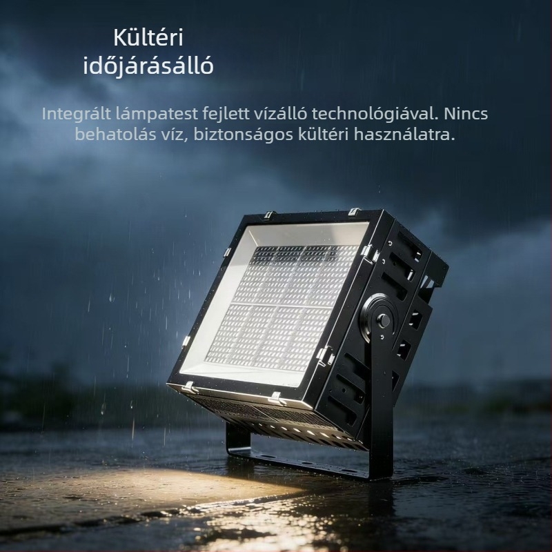 200W kültéri LED fényvető, IP66 vízálló, 360 LED, 5000 lm, ipari/építési világítás