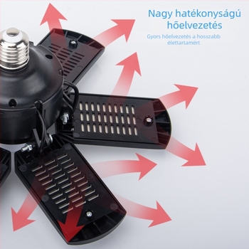 Összecsukható LED magas mennyezeti lámpa raktárak és ipari létesítmények számára