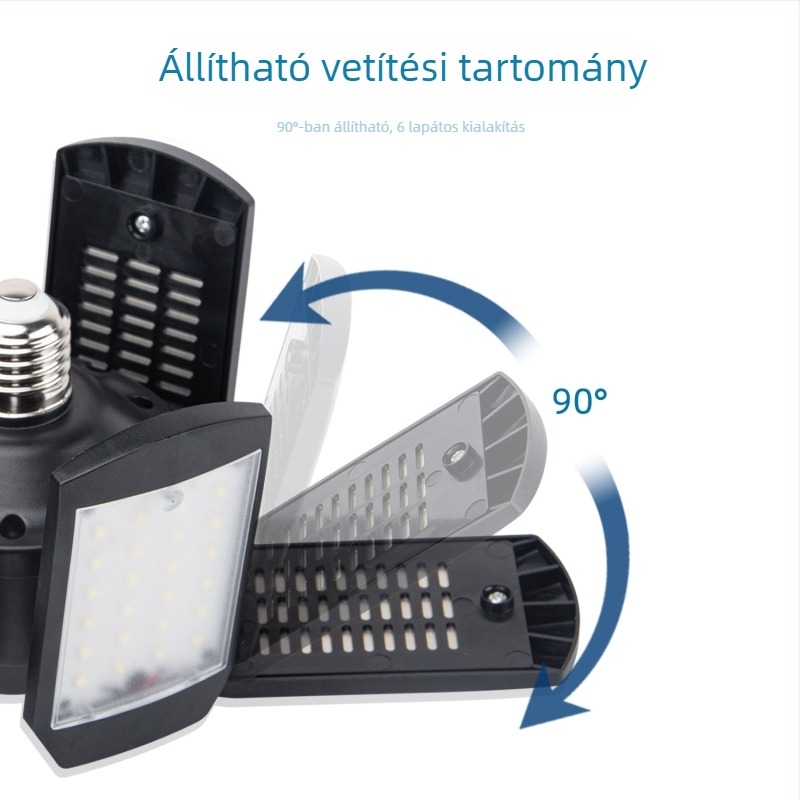 Összecsukható LED magas mennyezeti lámpa raktárak és ipari létesítmények számára