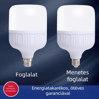 LED energiatakarékos izzó állandó árammal, E27 csavaros és B22 Bajonet aljzattal, nagy teljesítményű, fehér fény
