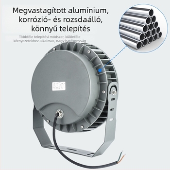 LED kültéri vetítőfény fákhoz és tájvilágításhoz, vízálló, alumínium ház, IP66