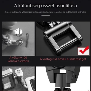 Határokon átívelő kreatív autós kulcstartó logóval, kézzel készített bőrszövésű fonattal, fémből készült kulcstartó