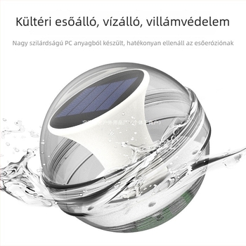 Napelemes úszó fények kültéri használatra, vízálló tó- és kertvilágítás, éjszakai világítás, három üzemmód