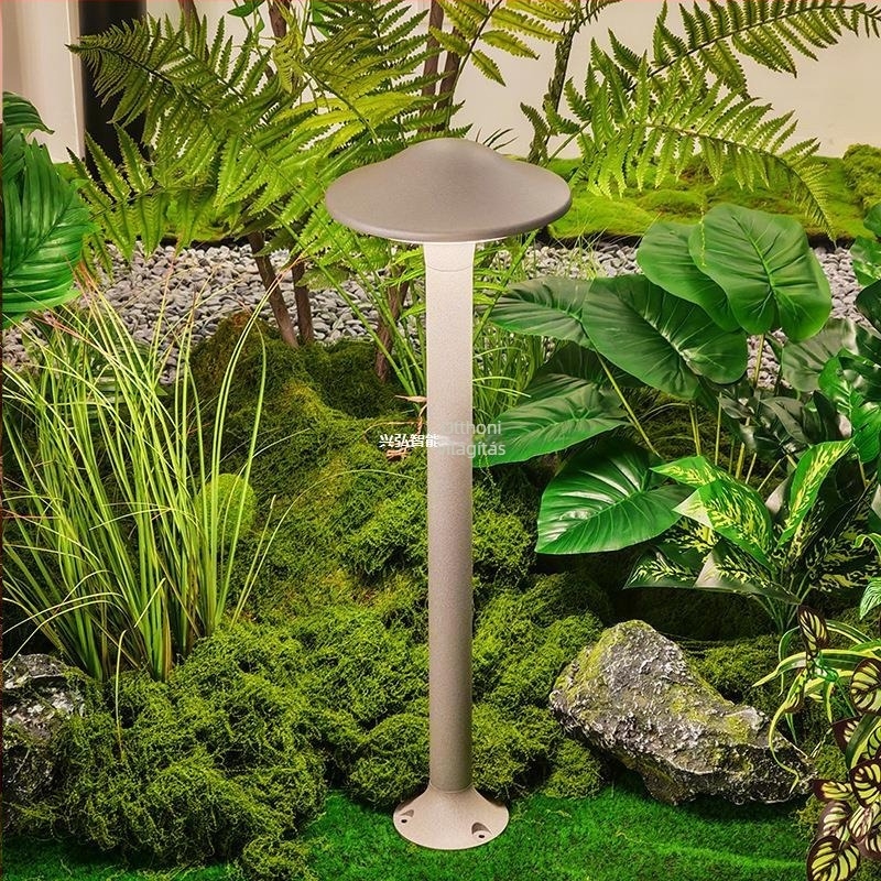 LED kültéri vízálló gomba alakú kertvilágítás, hálózatról üzemel