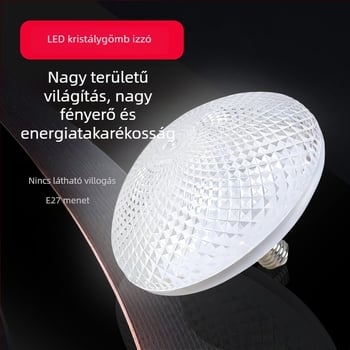 Hálószobai LED lámpa E27-es foglalattal, kettős színű dimmelés, energiatakarékos kristálygömb