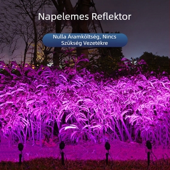 Személyre szabott napelemes LED-reflektor kültéri használatra, többszínű fény, IP65, 10W, 6V, földbe süllyeszthető lámpa