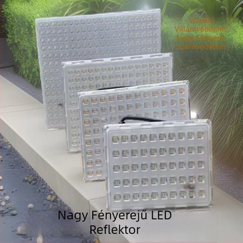 LED reflektor 50W Ant-Style stílusban, nagy fényerő 8000 lm, IP67, 180° fényvető szög, kültéri-beltéri használatra