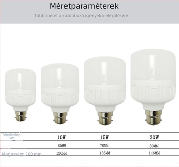 Új LED izzó 3W akasztóhoroggal, 5W B22-es bajonettes foglalat, retró stílus, rendkívül fényes, energiatakarékos 7W
