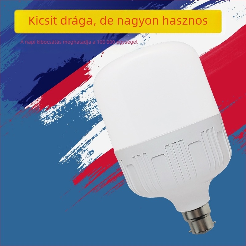 Új LED izzó 3W akasztóhoroggal, 5W B22-es bajonettes foglalat, retró stílus, rendkívül fényes, energiatakarékos 7W