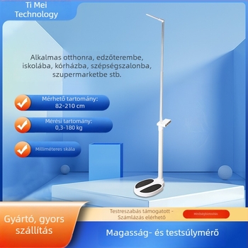 Felnőttek és gyermekek számára magasság- és testsúlymérő készülék — pontos magasság- és testsúlymérő — elektronikus mérleg