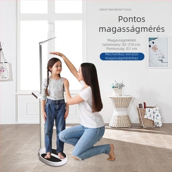 Felnőttek és gyermekek számára magasság- és testsúlymérő készülék — pontos magasság- és testsúlymérő — elektronikus mérleg