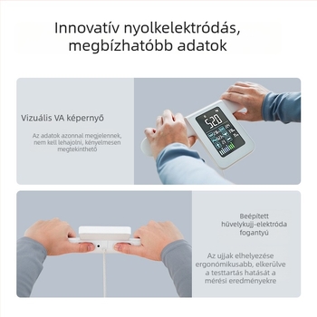 Intelligens nyolcélektródás testzsír mérleg, alkalmazással való kapcsolat, testösszetétel mérése, hordozható digitális mérleg