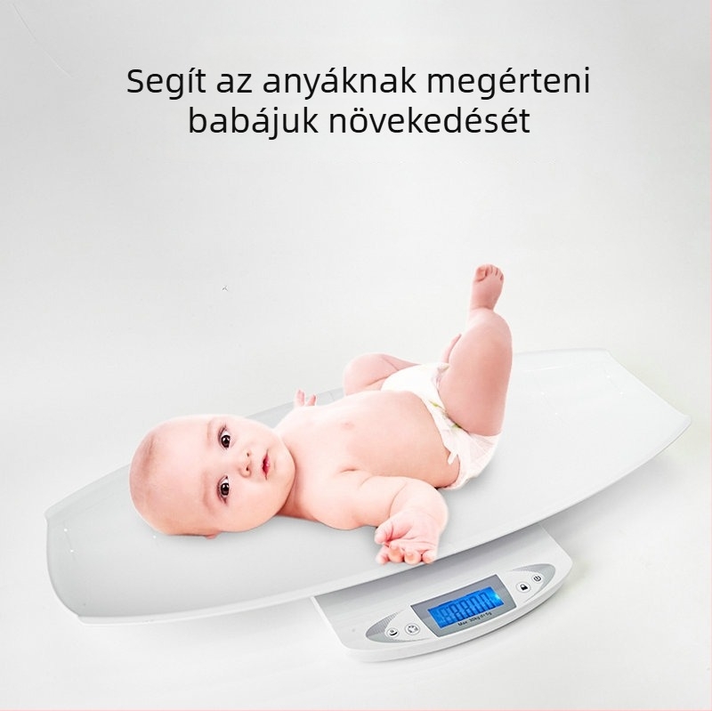 Split típusú csecsemőmérleg, 30 kg kapacitás, kórházi újszülött mérleg