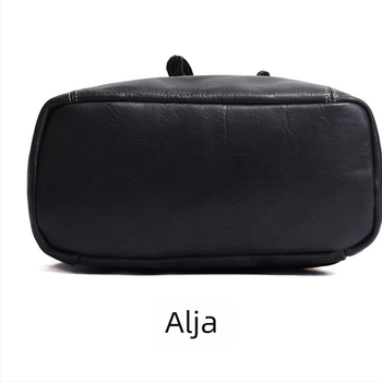 Férfi hátizsák valódi bőrből, növényi pácolt bőr, nagy kapacitás, 14 hüvelykes laptophoz, városi minimalista stílus