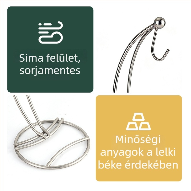 Nordic stílusú banános függő gyümölcskosár, minimalist dizájn, gyümölcs- és zöldségtartó szénacélból