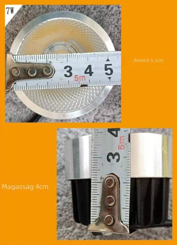 Beépített COB LED modul downlight és spot világításhoz – rácsos lámpa LED-cserélő modul