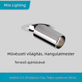 3500K beépített intelligens spotlámpa állítható szöggel, teleszkópos LED rozsdamentes acél, Bauhaus elektroplatázott, összecsukható lámpa