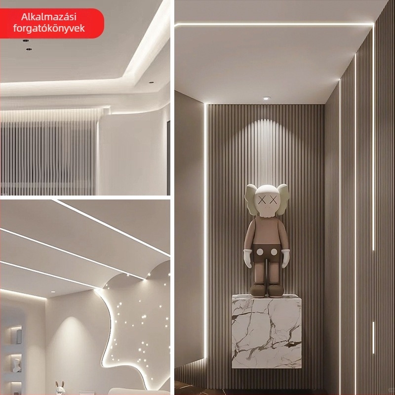 LED COB szalag öntapadó aljzat rétegével, 24V, alumínium profil, OSRAM patch strip, 120 LED/m, 2835, 10 W/m, beltéri világítás, CRI≥90