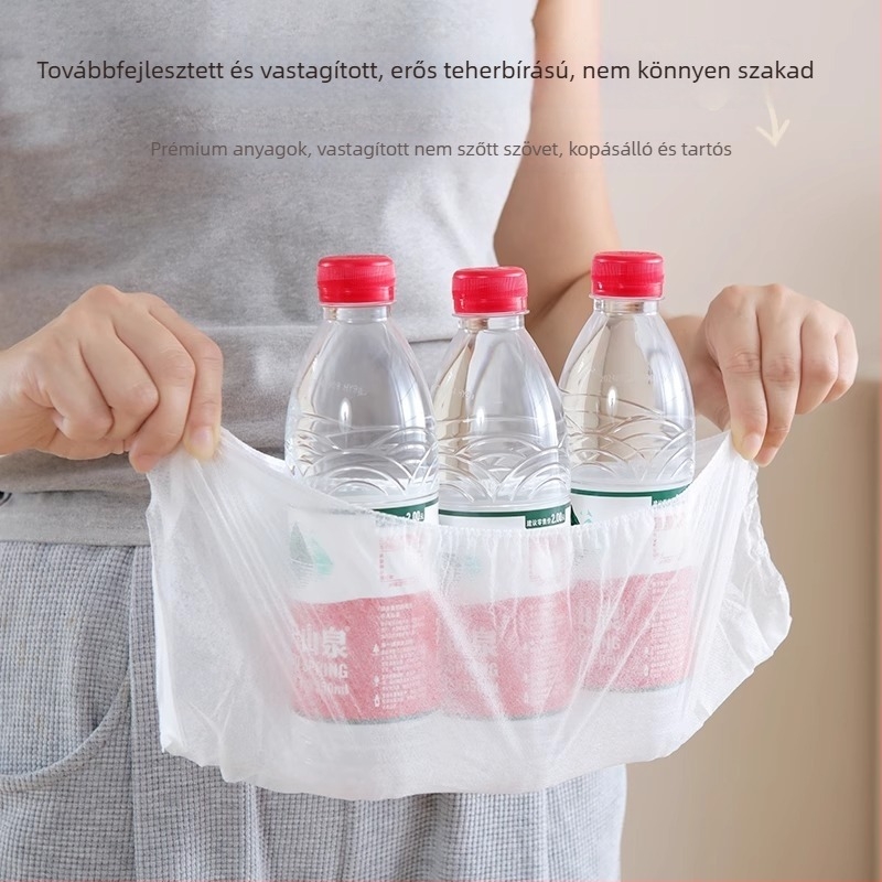Fehér, vastagított egyszer használatos cipővédők nem szövött anyagból, otthoni használatra, univerzális méret, belső csúszásmentes