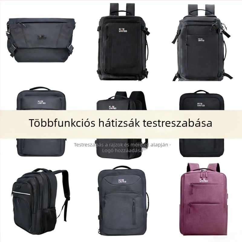 Uniszex 16 colos laptop hátizsák, nagy kapacitású utazáshoz és üzleti célokra, könnyű
