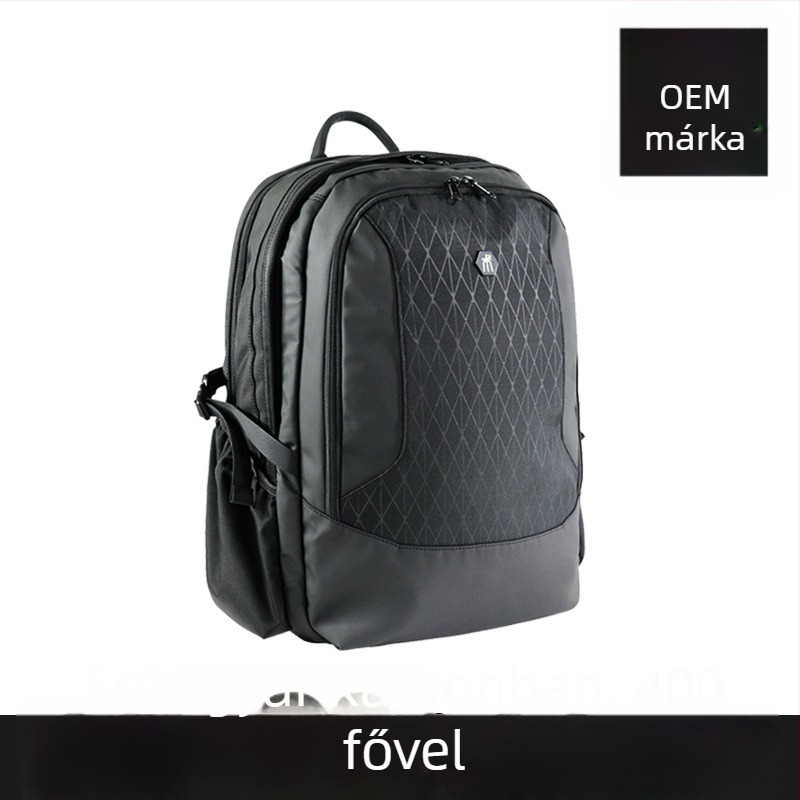 Új nylon nagy kapacitású hátizsák 900D anyagból, testreszabható logóval, laptop és iskolai táska