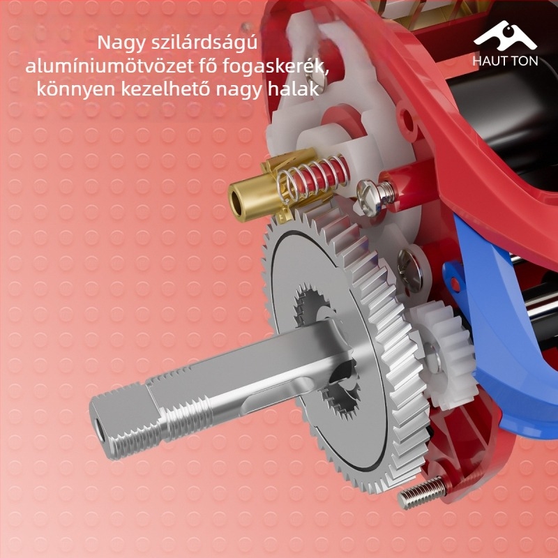 Haodun Könnyű hosszú dobású vízcsepporsó, 155 g, 3+1 hiánytalan, 7.2:1 áttétel csalihúzásra