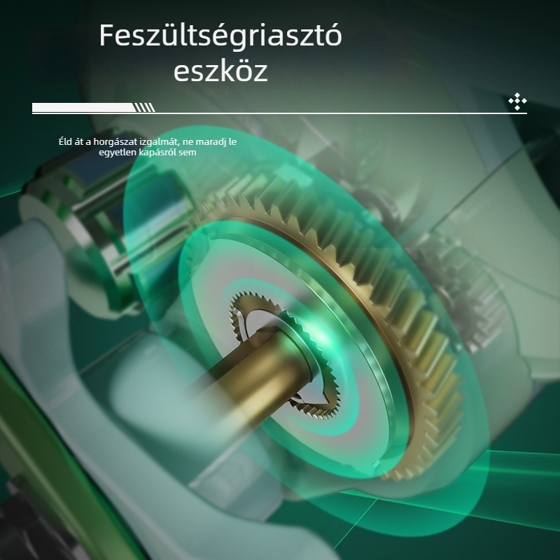 HautTon dobos horgászorsó 5+1 zárt csapárral, dreg kioldó riasztással, 7.2:1 magas sebesség CP