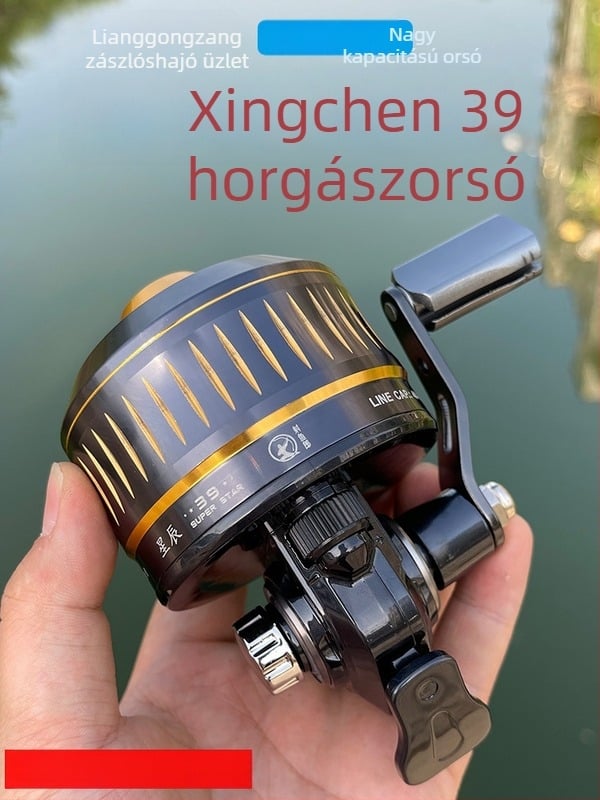 Star 39 parittyás horgászkészlet, nagy kapacitású zsinórral, zavaró hurkok nélkül