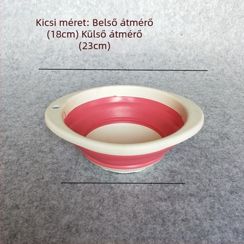 Összecsukható horgászvödör és medence kültéri horgászathoz és csalikhoz