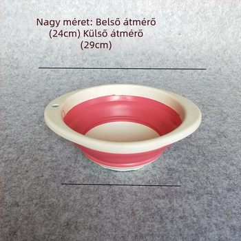 Összecsukható horgászvödör és medence kültéri horgászathoz és csalikhoz