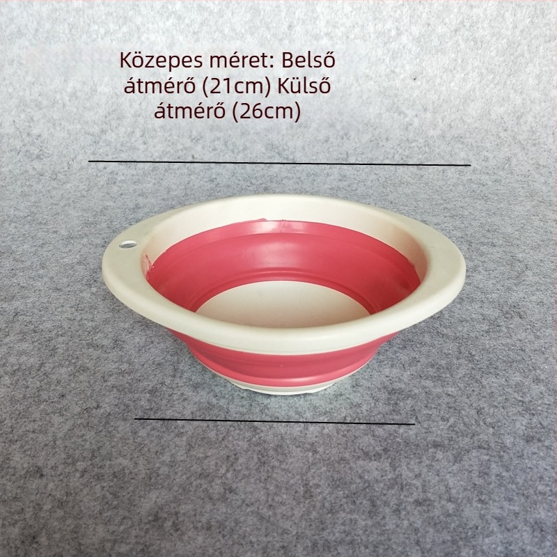 Összecsukható horgászvödör és medence kültéri horgászathoz és csalikhoz