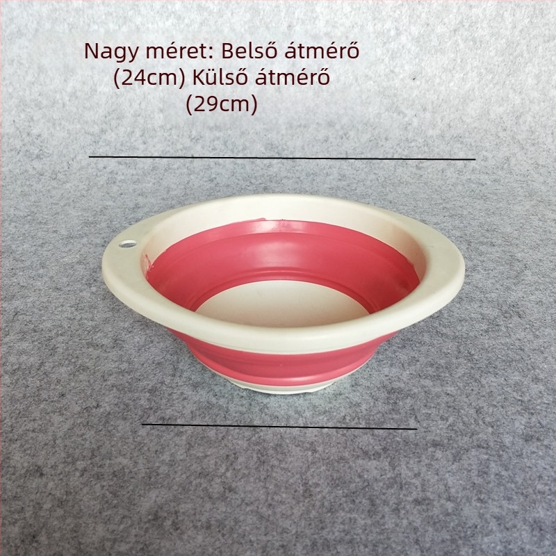 Összecsukható horgászvödör és medence kültéri horgászathoz és csalikhoz