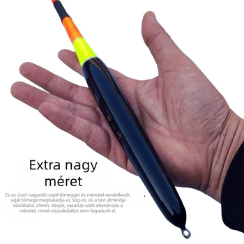 Fából készült tengeri horgászúszó, függőleges sodrás, hosszú dobás, 50 g