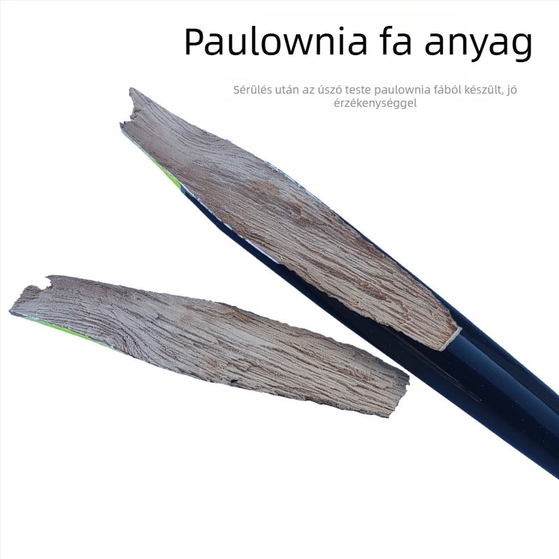 Fából készült tengeri horgászúszó, függőleges sodrás, hosszú dobás, 50 g