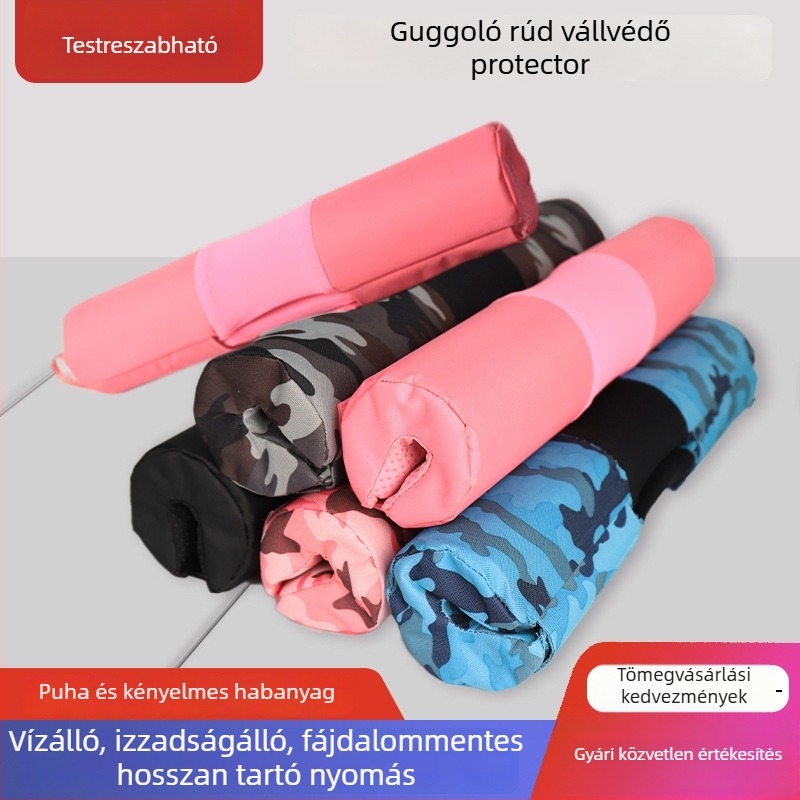 Testreszabható habos rúd vállvédő párnák – nyak- és vállvédelmet nyújtanak nehéz guggolásokhoz és csípőhíd gyakorlatokhoz, puha habos fitnesz kiegészítő