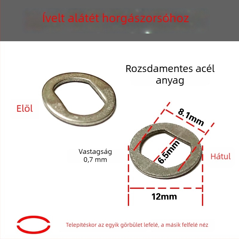 Módosított Abu Garcia horgászorsó — csillag fék kar, alátét gyűrű, rugólemez, dob kerék, cseppkerék, vaslemez kerék