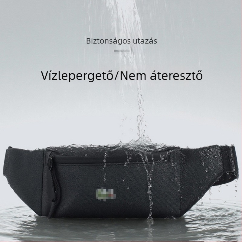 Férfiak számára divatos övtáska, sokoldalú sport- és utazási crossbody nylonból, nagy kapacitású