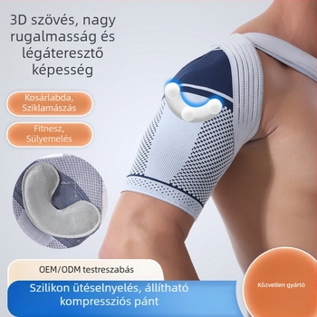 Állítható, lélegző vállvédő sportokra (kosárlabda és fitnesz)
