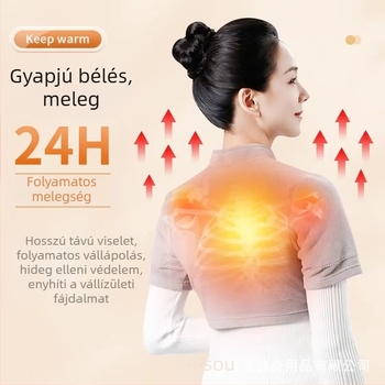 Unisex vállmelegítő mesterséges nyuszi szőréből készült őszi-téli szezonra, mellény a nyaknak és vállvédő