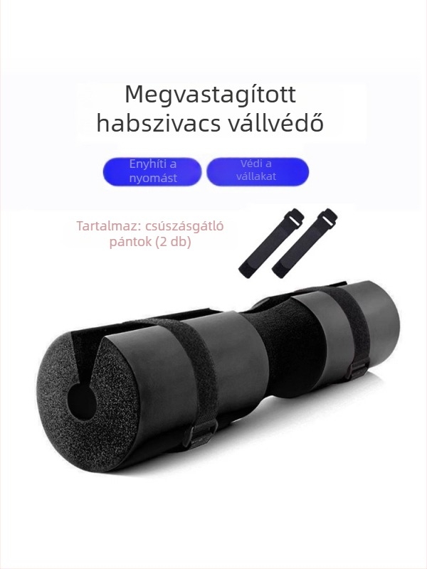 Uniszex súlyemelő vállvédő párnák, nyaki párna guggoláshoz, vastag hab párna, edzésvédő felszerelés