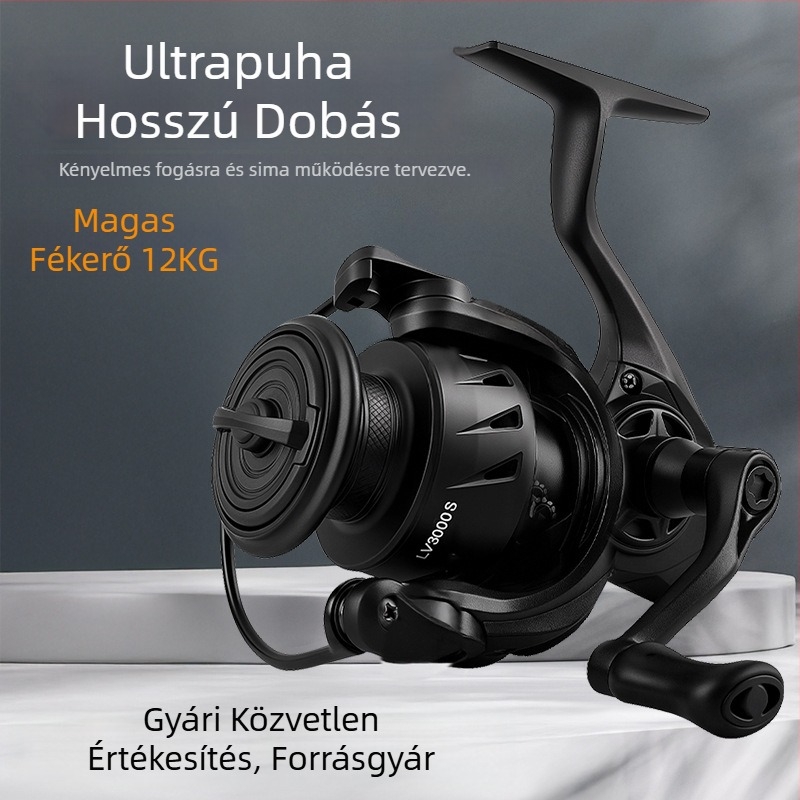 Calio spinningorsó teljesen fémből készült dobbal, hézagmentes kialakítás, hosszú távolságú dobásokhoz tengeri horgászatra