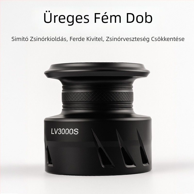 Calio spinningorsó teljesen fémből készült dobbal, hézagmentes kialakítás, hosszú távolságú dobásokhoz tengeri horgászatra