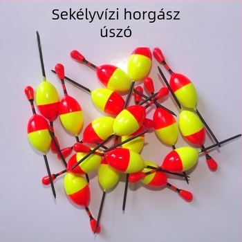Magas érzékenységű sekélyvízi úszókészlet karászhoz és vegyes harc megcélzására; figyelemfelkeltő rövid Grasshole úszó a sekély vízhez