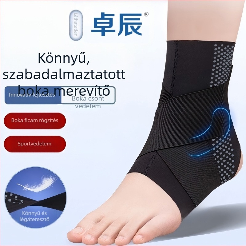 Zhuo Chen bokaortézis futáshoz és sporthoz, légáteresztő védelem, bokát támogató és fixáló.