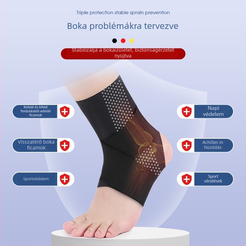 Zhuo Chen bokaortézis futáshoz és sporthoz, légáteresztő védelem, bokát támogató és fixáló.