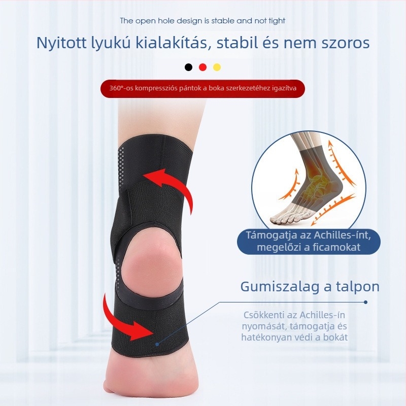 Zhuo Chen bokaortézis futáshoz és sporthoz, légáteresztő védelem, bokát támogató és fixáló.