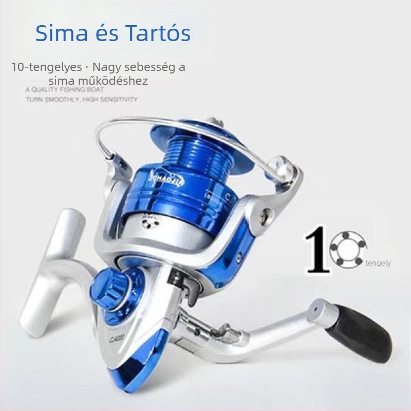 Horgászorsók: Spinning, damilos- és csali-orsók, tengeri orsók, hosszú dobások, fémmagos mechanizmus