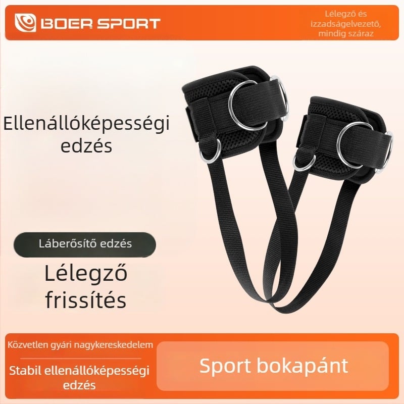 Boer fitnesz gantry rendszer láb- és csípőerőnléti edzéshez, bokavédelem, láb-pántok és lábgyűrűk