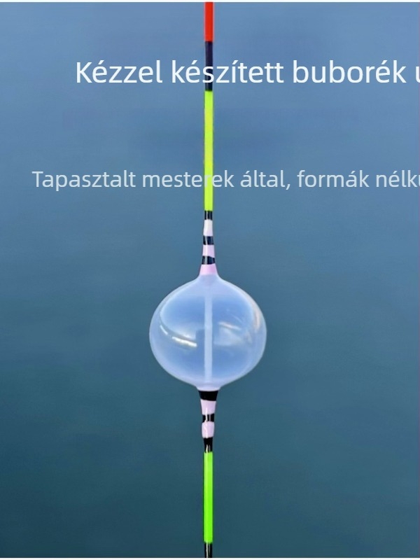 Yihu buborékos úszó folyóvízhez — kézzel fújt, nagy érzékenység, vastagított sekélyvízhez