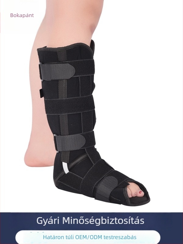 Bokafixációs ortézis törés és ficam esetén – orvosi boka támasz a lábszár rehabilitációjához